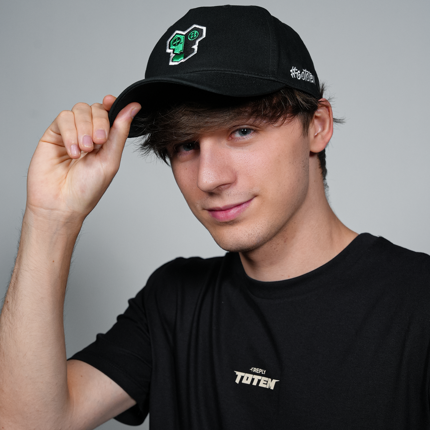Reply Totem Black Cap – Reply Totem Official Store