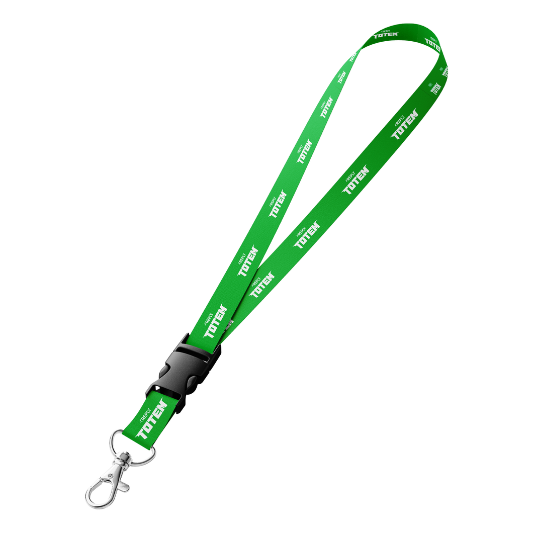 Logo Green Lanyard